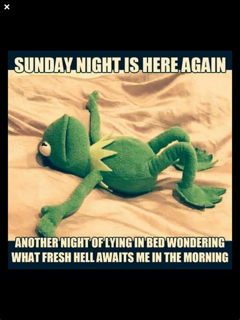 Every Sunday After 7pm 9gag Funny Funny Kermit Memes Funny Jokes