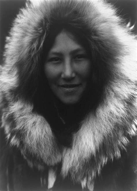 1929 Inupiat Woman From Alaska This Photo Is Often So Heavily