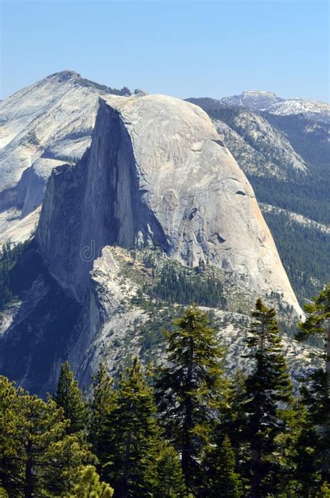 Half Dome Granite Dome Yosemite California Usa Stock Image Image