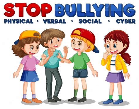 Stop Bullying Clipart Png Vector Psd And Clipart With Transparent Hot