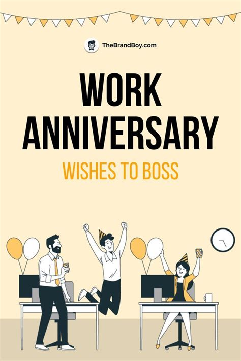 Work Anniversary Messages To Boss To Celebrate Success Images