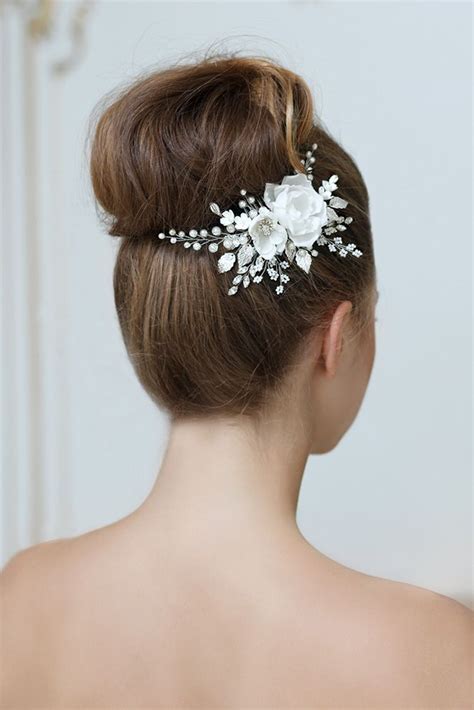 Bridal Hair Accessories Topgracia Wedding Forward Floral