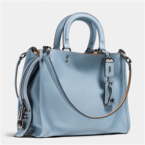 Storage Pocket Coach Rogue Bag In Glovetanned Pebble Leather Coach