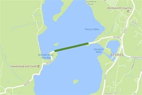 Interactive Map Windermere Ferry Route