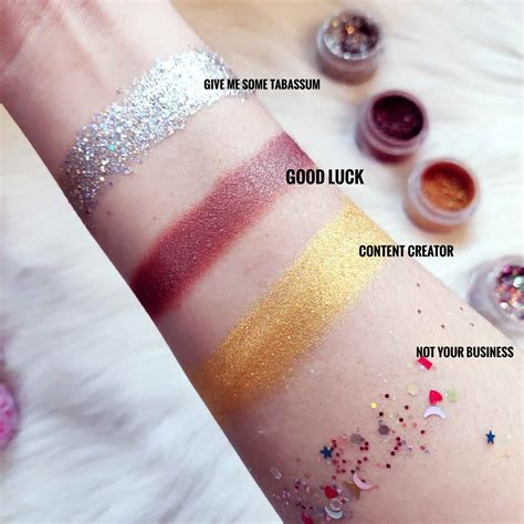 Ts Cosmetics Loose Pigments Review Glitters Eyeshadows
