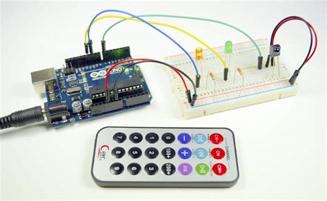 How To Set Up An IR Remote And Receiver On An Arduino Circuit Basics