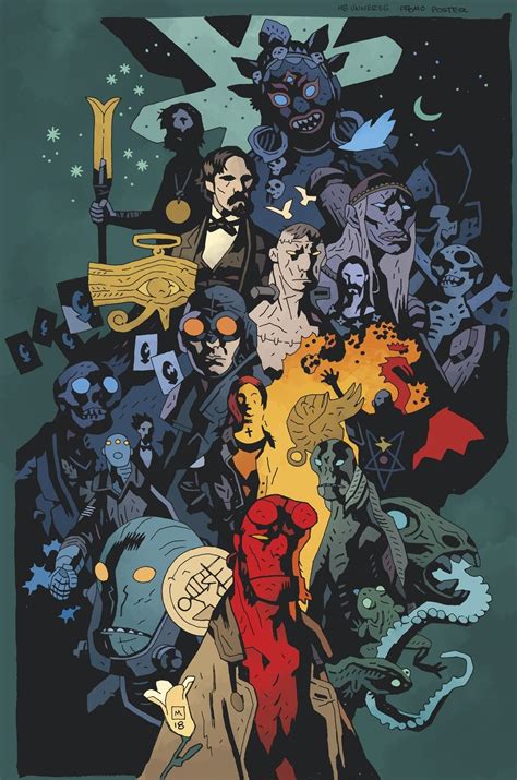 Pin By Wade Daniel Cooksey On Hellboy Mike Mignola Art Hellboy Art