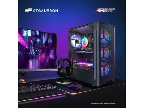 Stgaubron Gaming Desktop Pc Computerintel Core I7 34 Ghz Up To 39