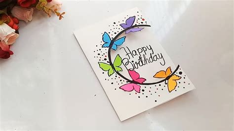 Diy birthday cards for best friend. How to make Special Butterfly Birthday Card For Best Friend//DIY Gift Idea... - YouTube
