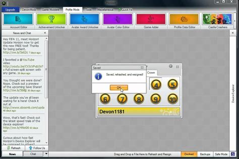 How To Mod Your Years Of Xbox Live Usb Profile Crown Editor Youtube