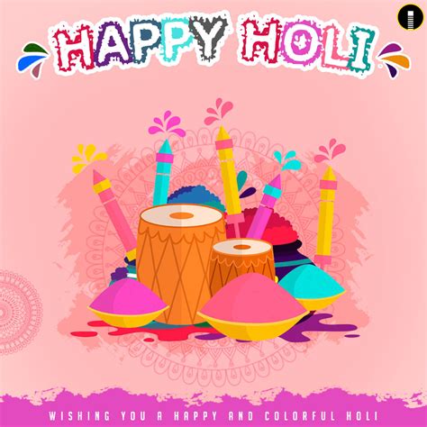 Happy Holi Wishes Images With Colors And Pichakari Indiater