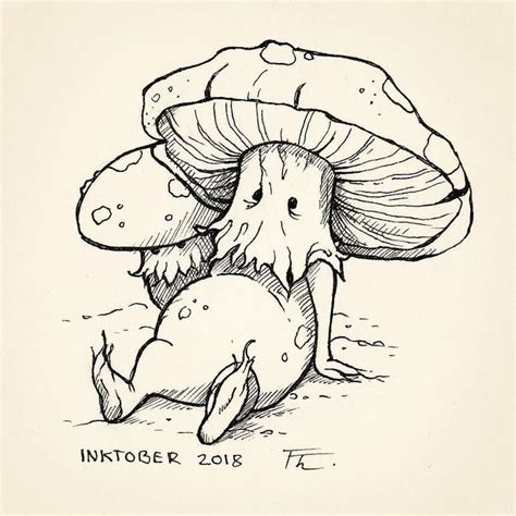 Mushroom Stoner Drawings Trippy Draw Radio