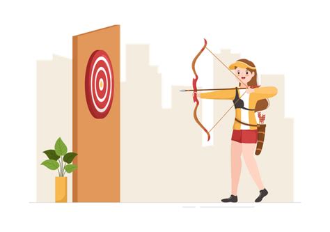 Best Premium Male Archery Illustration Download In Png And Vector Format