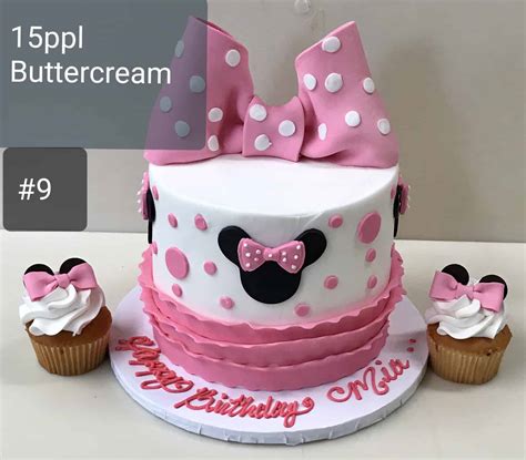 Double Stacked Minnie Mouse Cake Supreme Bakery