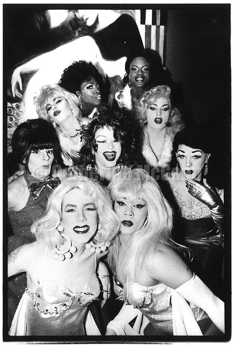 Drag Queens Of Boy Bar Group Portrait 1987 Catherine Mcgann