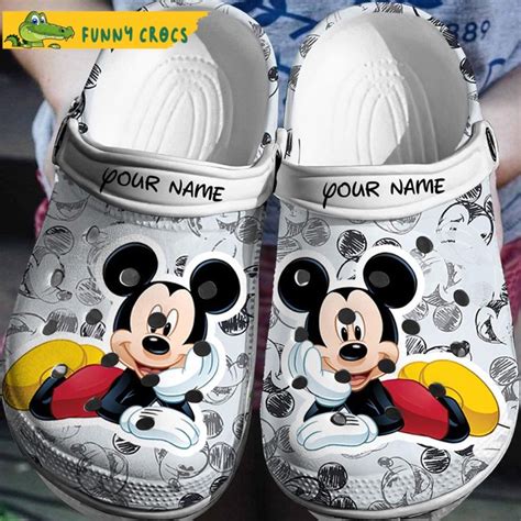 Custom Mickey Mouse Crocs Slippers Discover Comfort And Style Clog Shoes With Funny Crocs