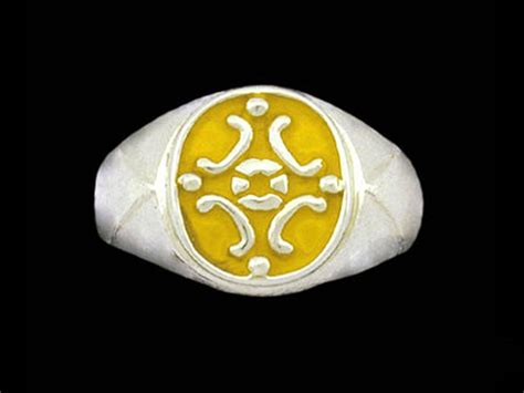 Medieval Signet Ring In Sterling Silver Davinci Emporium