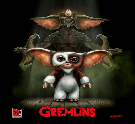 Gizmo Stripe Gremlins Horror Movie Art Gremlins Art Horror Movie Icons