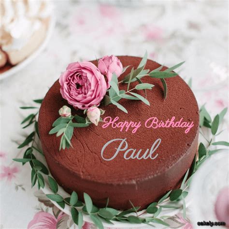🎂 Happy Birthday Paul Cakes 🍰 Instant Free Download