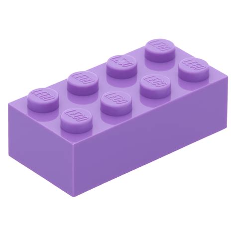 Lego Part 3001 Medium Lavender Brick 2 X 4 At Brickscout