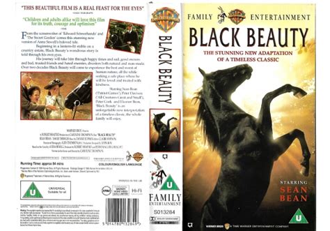 Black Beauty 1994 On Warner Home Video United Kingdom Vhs Videotape