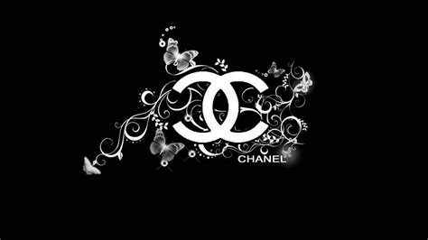 Chanel In Black Background With Butterflies Art Hd Chanel Wallpapers