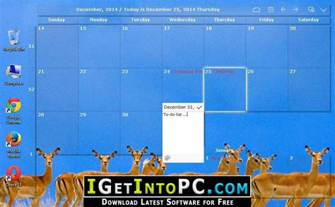 Desktop Calendar 2 Free Download