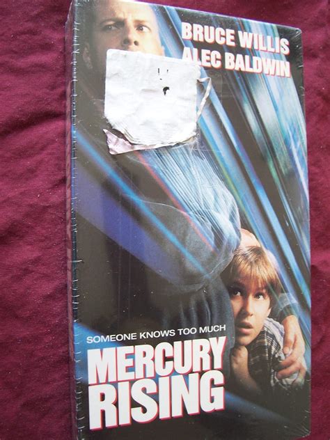 Mercury Rising Vhs Uk Willis Baldwin Dvd And Blu Ray