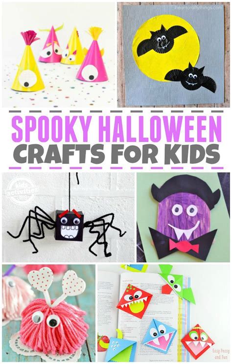 20 Halloween Arts And Craft Ideas For Kids Halloween Arts And Crafts