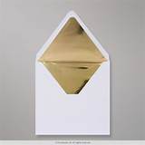 Gold Foil Lined Envelopes Photos