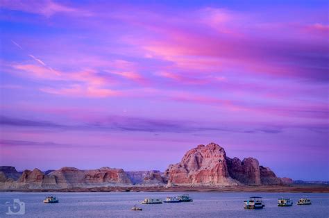 Lake Powell Sunset Usa