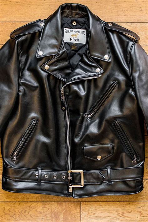 Schott Nyc 618hh Horsehide Perfecto Leather Jacket Black Shopperboard