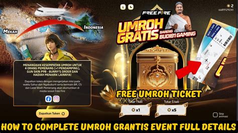 Indonesia Server New Umroh Grantis Event Full Details Ff Indonesia