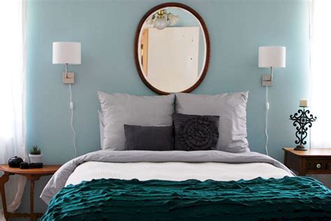 We chose this color for our own master bedroom to just say no to white walls. Paint Color Watery Sherwin Williams | Watery sherwin ...