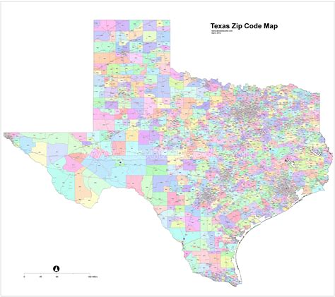 Zip Codes Map Texas Images