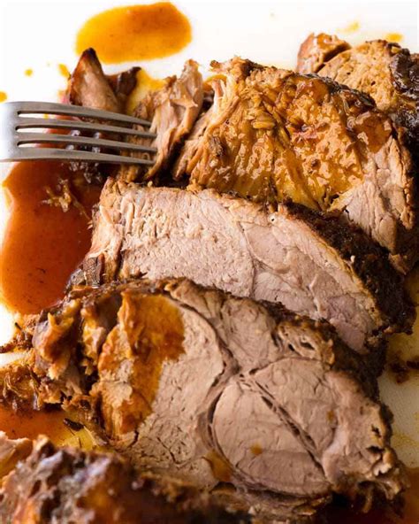 This slow roast pork shoulder cooks for 6 hours, for juicy meat and perfect pork crackling. Bone In Pork Loin End Roast Recipe Slow Cooker - Image Of Food Recipe