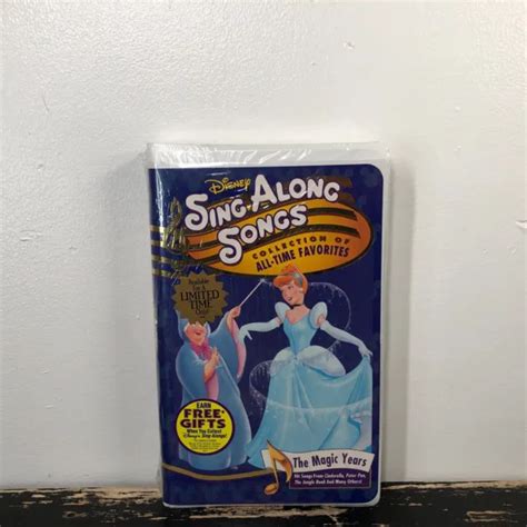 Disney Sing Along Songs The Magic Years Vhs Film Cenerentola