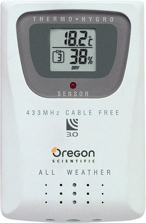 Oregon Scientific Thermo Hygro Sensor Weiß 64 X 19 X 95 Amazon