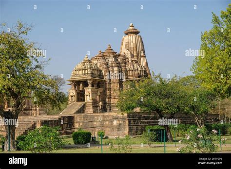 The Devi Jagadamba Temple In Khajuraho Madhya Pradesh India Forms