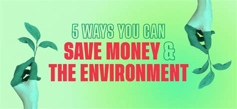 5 Ways You Can Save Money And The Environment Mogo