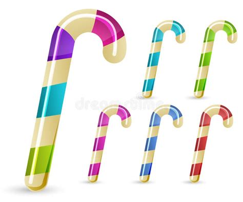 Candy Cane Stock Vector Illustration Of Confectionery 17514561