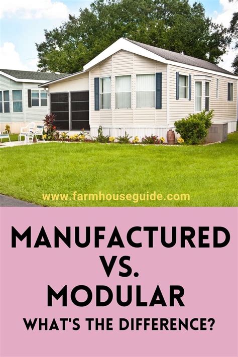 Telling The Difference Between A Manufactured And Modular Home Can Be