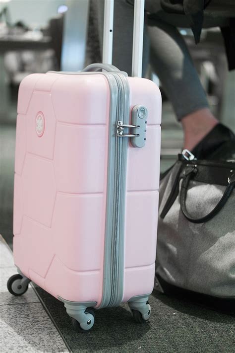 Outfit Pink Suitcase Pink Luggage Cute Suitcases