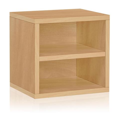 Way Basics Eco Stackable Connect Storage Cube With Shelf And Cubby
