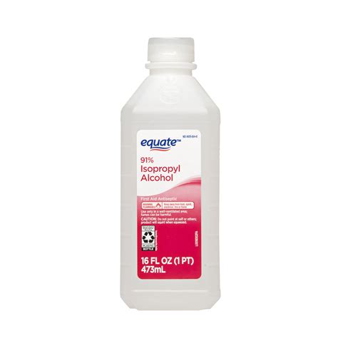 Isopropyl alcohol extractions can be used for the extraction and recrystallization of many different substances. Equate 91% Isopropyl Alcohol 16oz - Walmart.com - Walmart.com