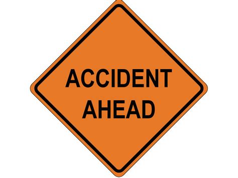 Accident Ahead Roll Up Signs Online Store