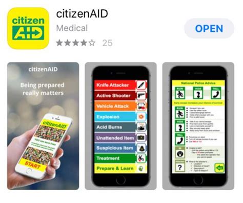 Version 2 Of Citizenaid Number 1 Trending Medical App