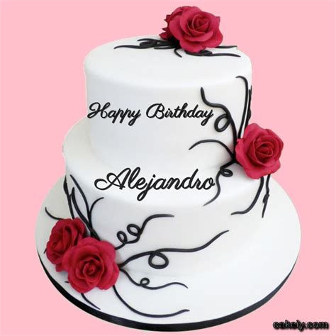 🎂 Happy Birthday Alejandro Cakes 🍰 Instant Free Download