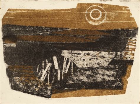 Prunella Clough ‘geological Landscape 1949 Lithograph On Paper