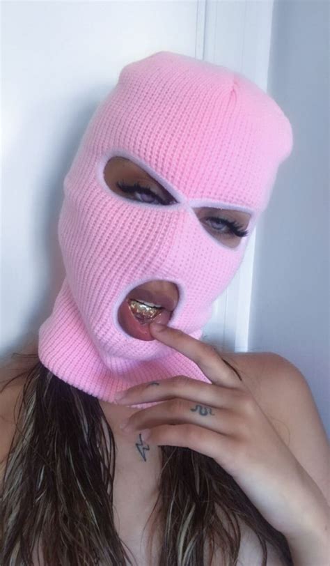 Pink Ski Mask Baddie